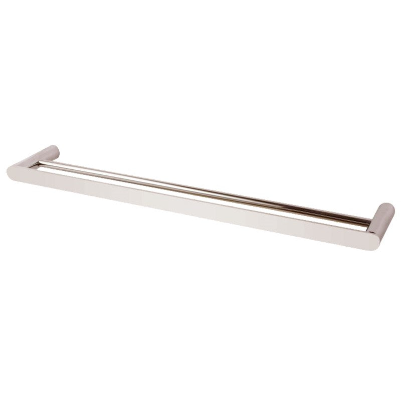 RUSHY Series Brushed Nickel Double Towel Rail 800mm