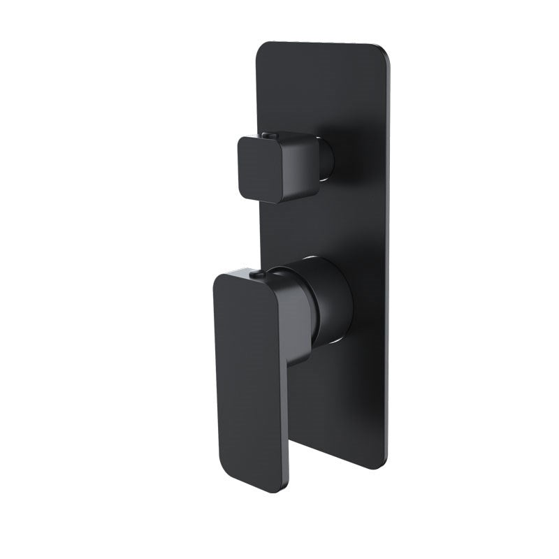 IVANO Series Black Wall Mixer with Diverter(color up)